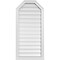 Ekena Millwork Octagonal Top Surface Mount PVC Gable Vent w/ 2"W x 2"P Brickmould Sill Frame, 20"W x 42"H GVPOT20X4203SF - alternate 1